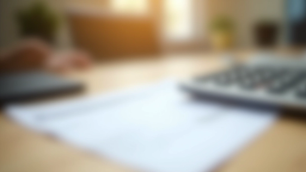 Calcul de salaire net sur papier avec calculatrice, stylo et notes budgétaires